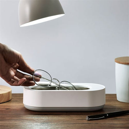 💎 50% OFF! 🔊 Portable ultrasonic cleaner – 3-minute cycle, PP & AAA batteries – Deep cleaning for glasses & jewelry ✨