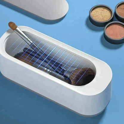 💎 50% OFF! 🔊 Portable ultrasonic cleaner – 3-minute cycle, PP & AAA batteries – Deep cleaning for glasses & jewelry ✨