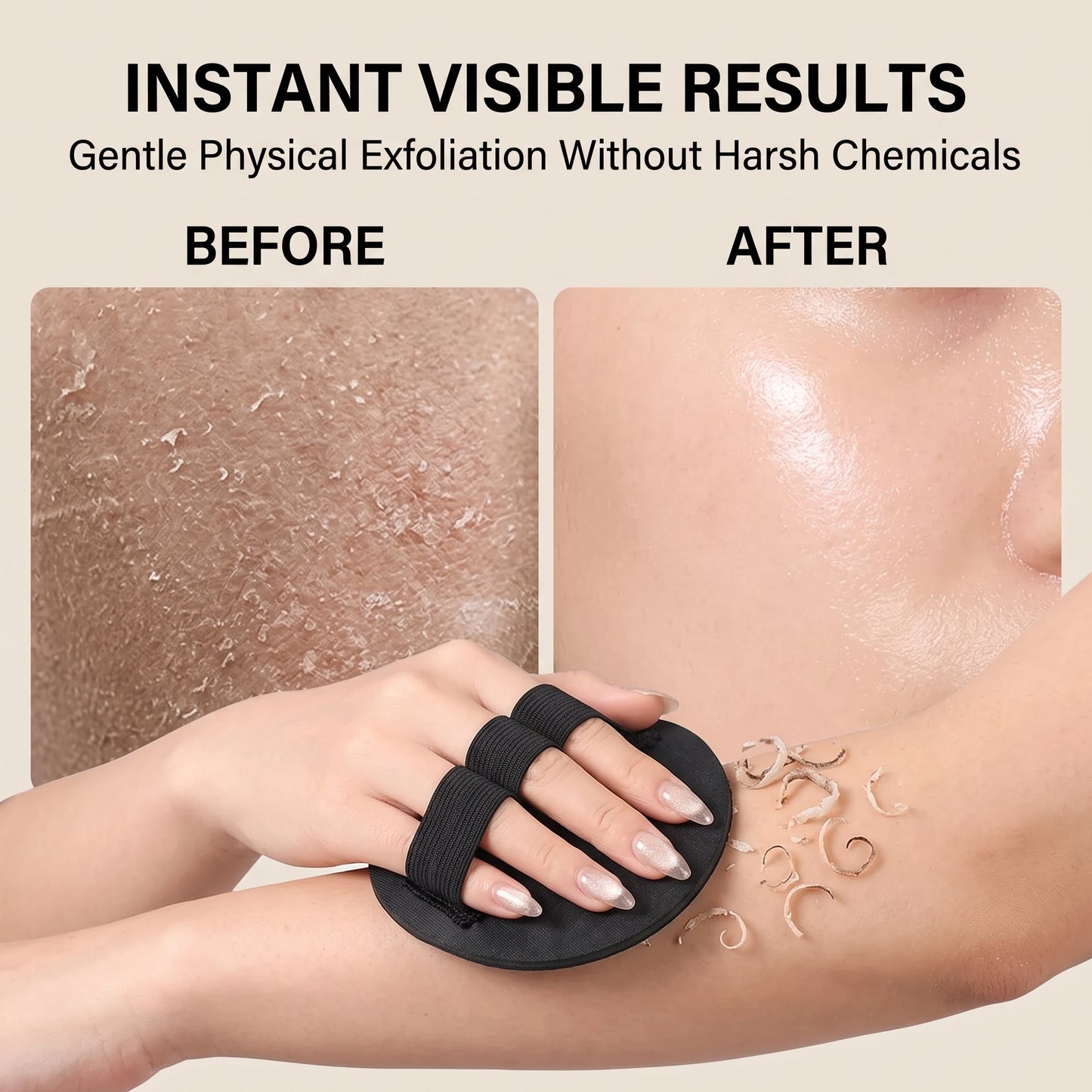4-in-1 Exfoliating Scrubber Set | Reveal Silky Smooth Skin In Every Shower(4PCS)