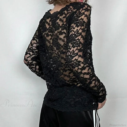 Sheer Button-up Knit Top